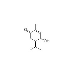 Structure of 61570-81-8 | 3-Hydroxy-p-menth-1-en-6-one
