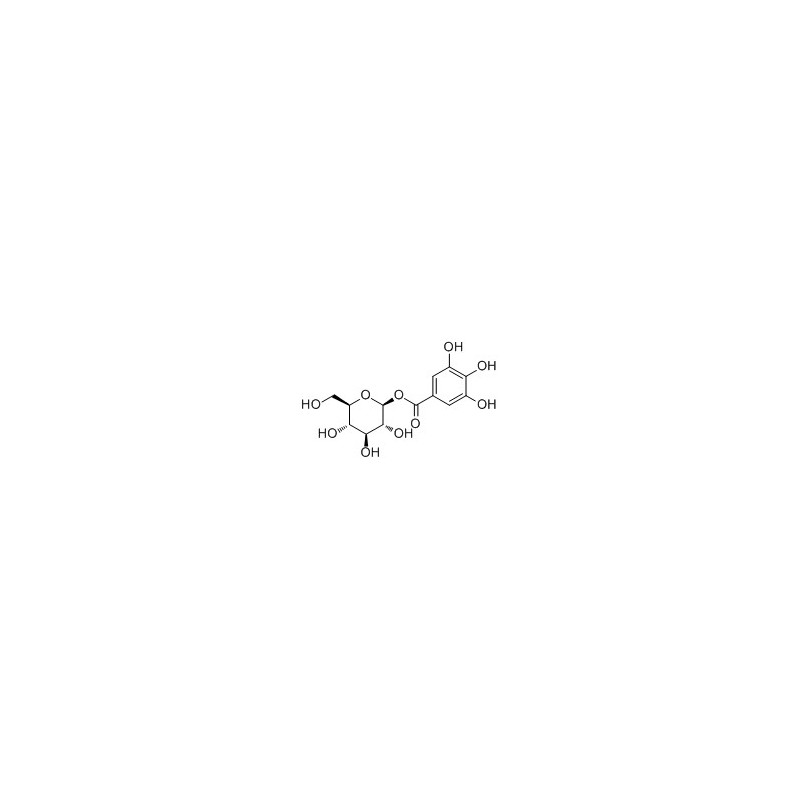 Structure of 13405-60-2 | 1-O-Galloylglucose