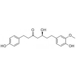 Structure of 619297-56-2 | (S)-5-Hydroxy-7-(4-hydroxy-3-methoxyphenyl)-1-(4-hydroxyphenyl)heptan-3-one
