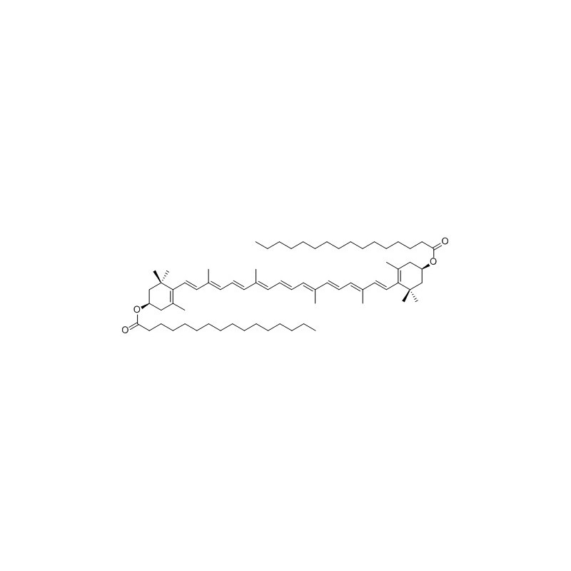 Structure of 144-67-2 | Zeaxanthin dipalmitate