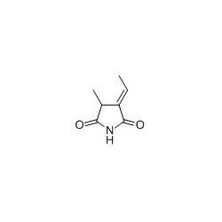 Structure of 28098-82-0 | (E)-2-Ethylidene-3-methylsuccinimide