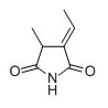 Structure of 28098-82-0 | (E)-2-Ethylidene-3-methylsuccinimide
