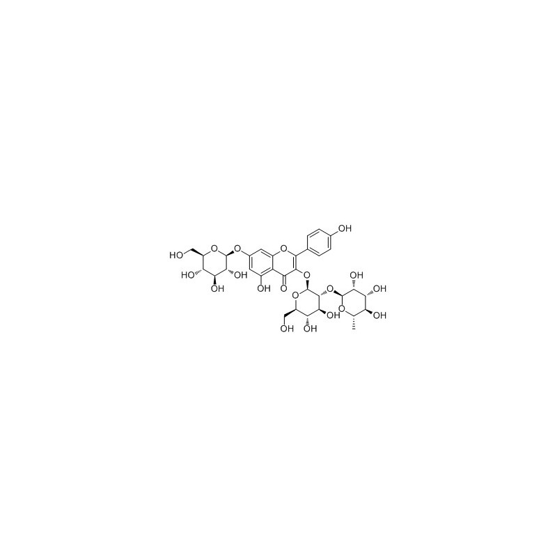 Structure of 78527-48-7 | Kaempferol 3-O-neohesperidoside 7-O-glucoside