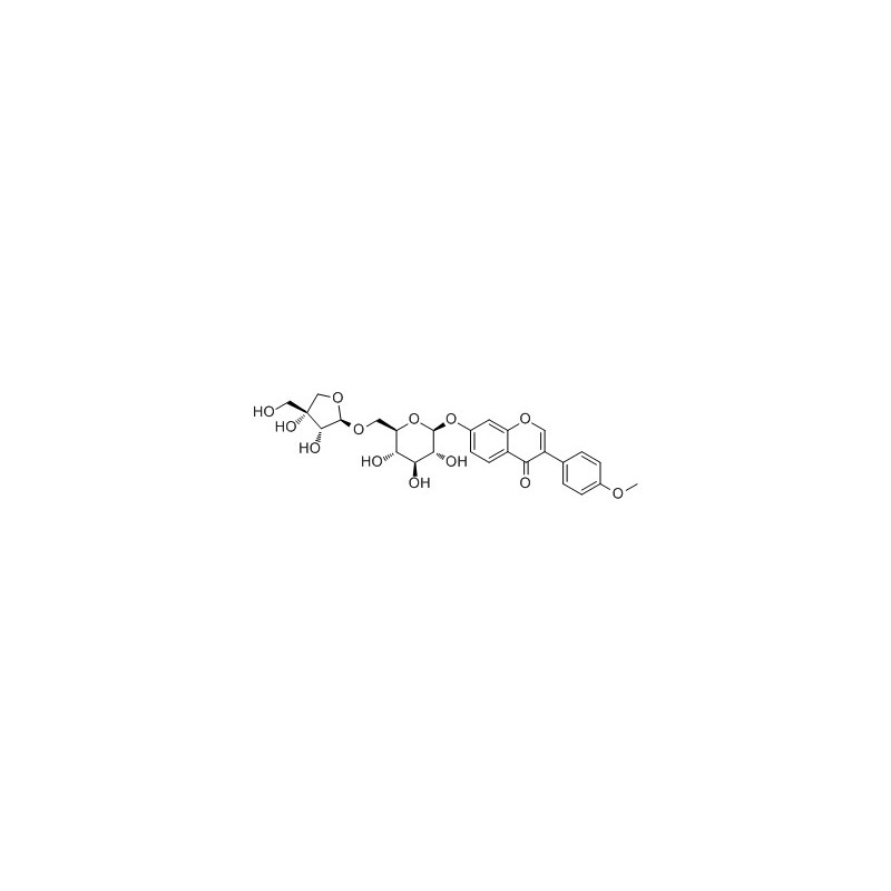 Structure of 857677-78-2 | Formononetin 7-O-β-D-apiofuranosyl-(1→6)-O-β-D-glucopyranoside