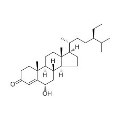 Structure of 75686-40-7 | 6α-Hydroxystigmast-4-en-3-one