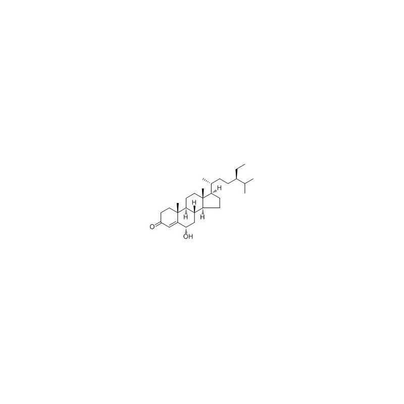 Structure of 75686-40-7 | 6α-Hydroxystigmast-4-en-3-one