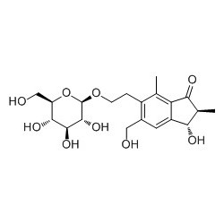 Structure of 62043-51-0 | Pteroside T