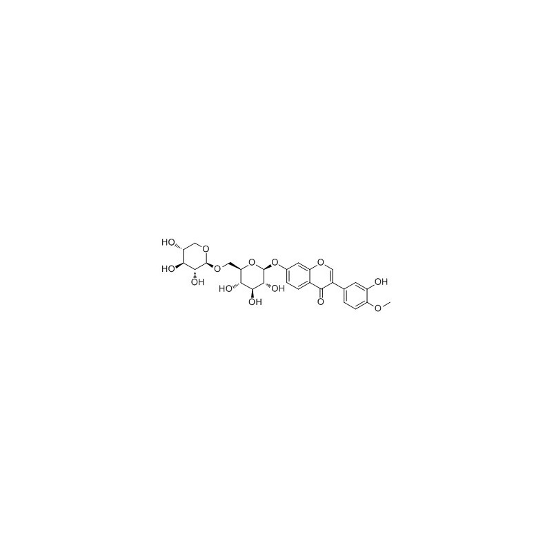 Structure of 224957-12-4 | Calycosin 7-O-xylosylglucoside