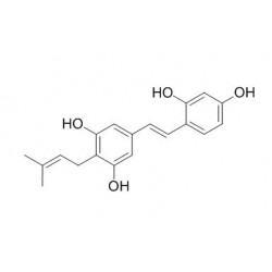 Structure of 69065-16-3 | 4'-Prenyloxyresveratrol