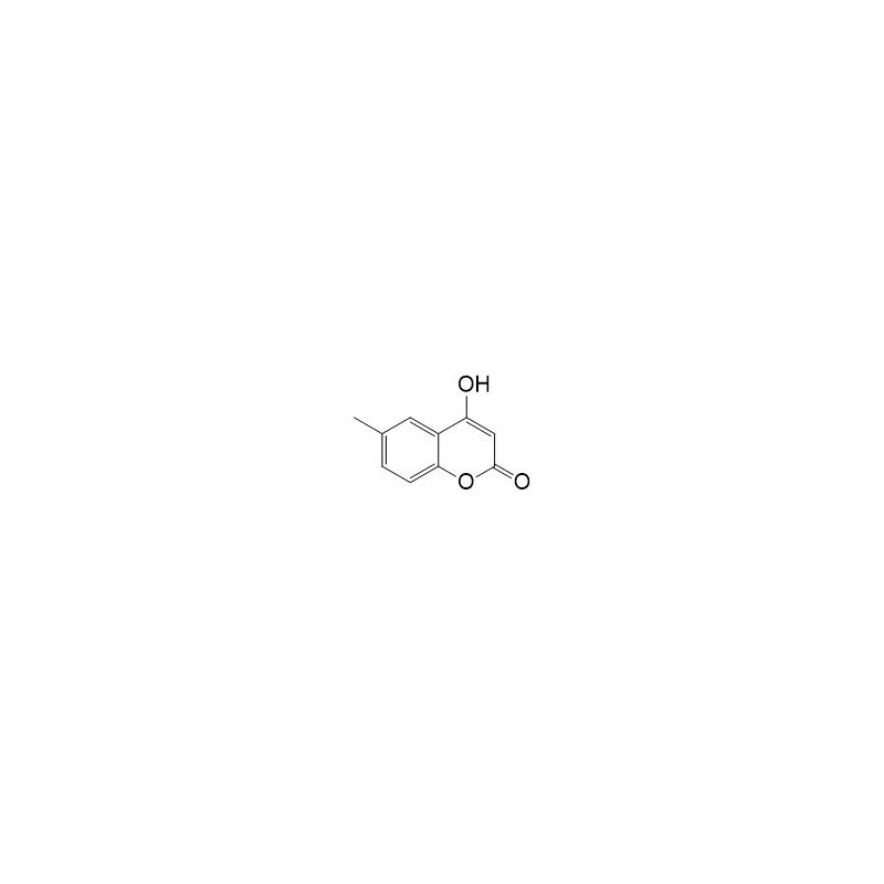 Structure of 13252-83-0 | 4-Hydroxy-6-methylcoumarin