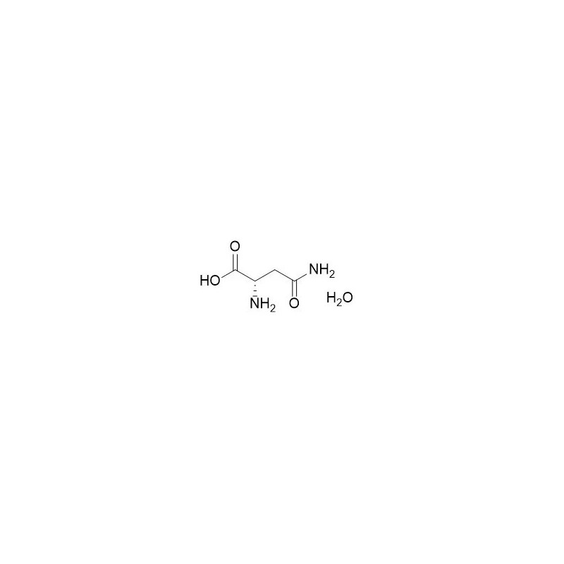 Structure of 3130-87-8 | DL-2-Aminosuccinamic acid hydrate
