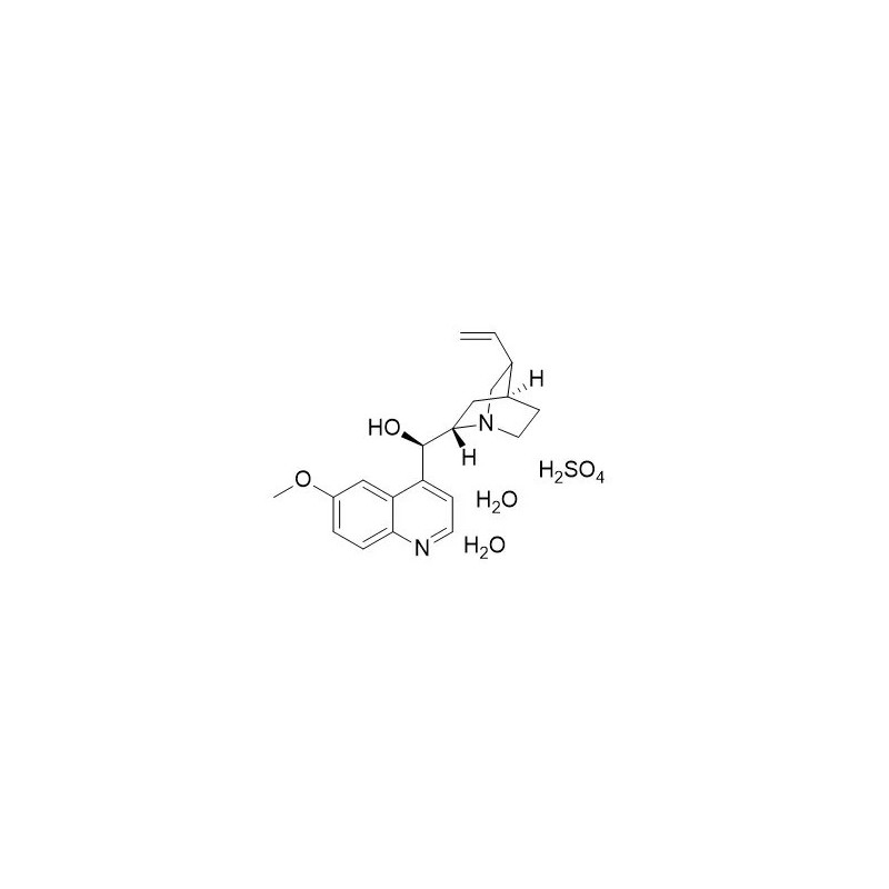 Structure of 6119-70-6 | Quinine sulfate dihydrate