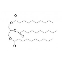 Structure of 621-71-6 | Tricaprin
