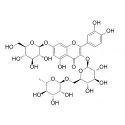 Structure of 30311-61-6 | Quercetin 3-rutinoside 7-glucoside (Morkotin A)