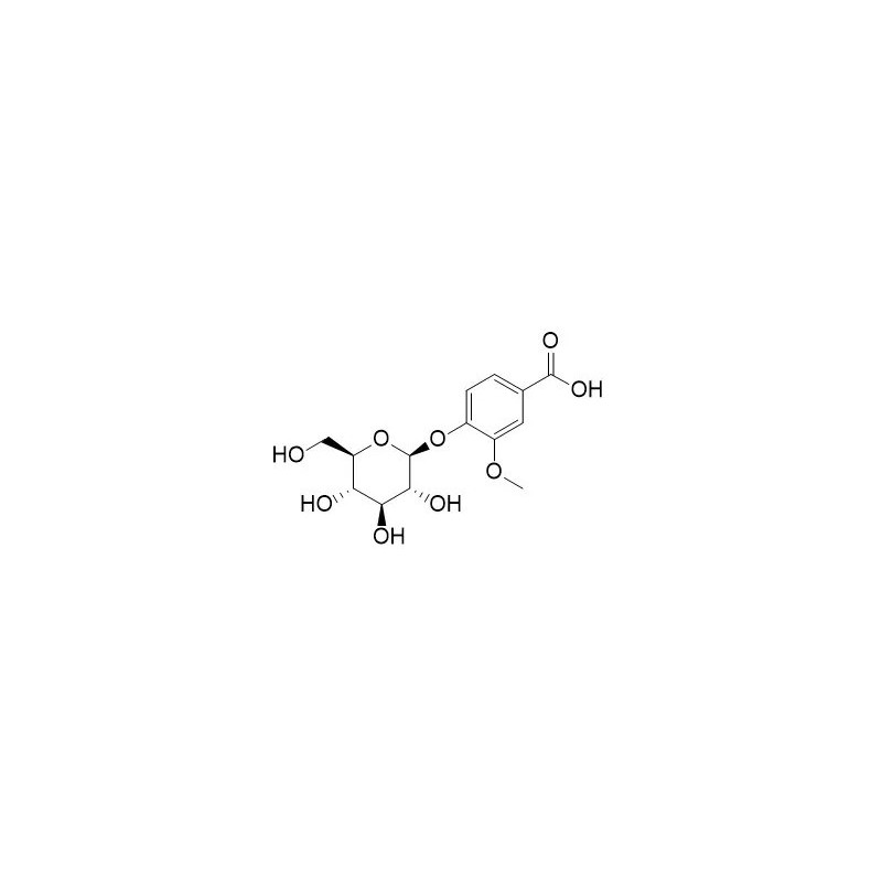 Structure of 32142-31-7 | Vanillic acid glucoside