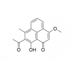 Structure of 2193052-99-0 | 8-Acetyl-9-hydroxy-3-methoxy-7-methyl-1-phenalenon