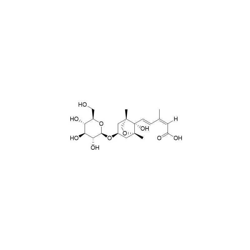 Structure of 78914-56-4 | Dihydrophaseic acid 4'-O-beta-D-glucopyranoside