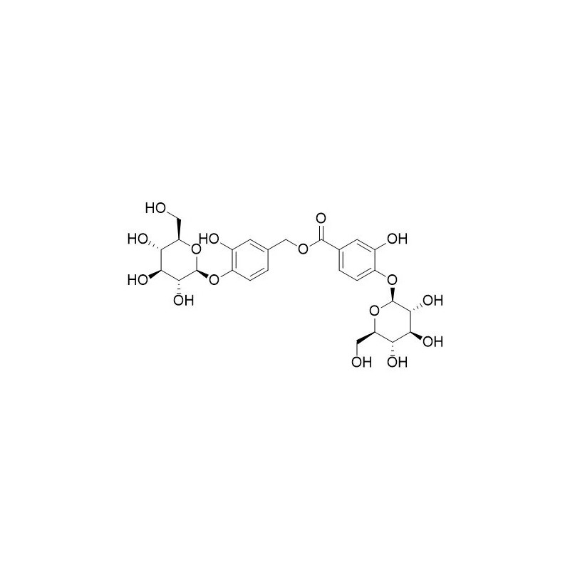 Structure of 1263431-59-9 | Protocatechuoylcalleryanin-3-O-beta-glucopyranoside