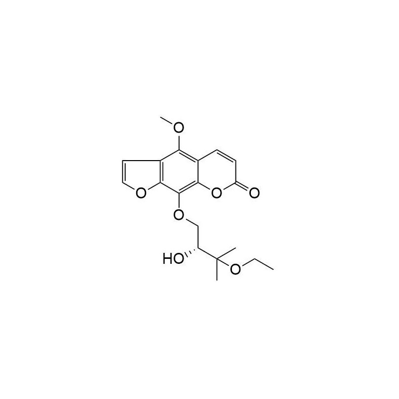Structure of 68047-30-3 | Byakangelicin-3''-ethyl ether