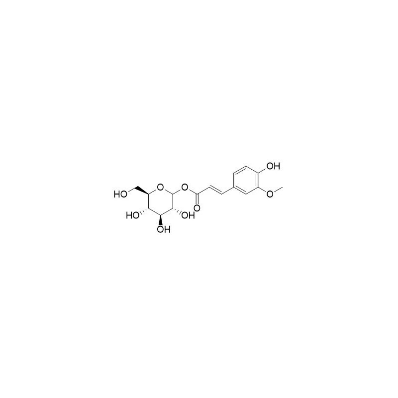 Structure of 64625-37-2 | 1-O-Feruloylglucose