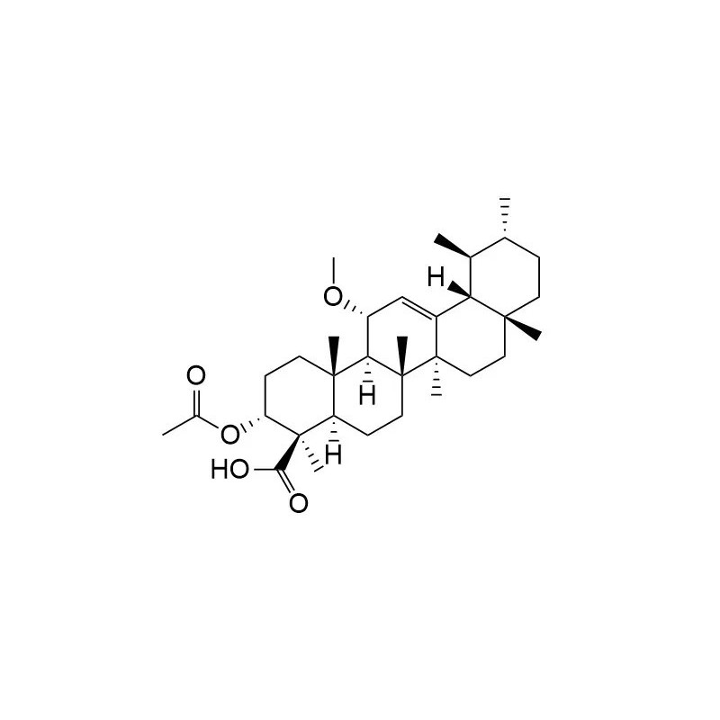 Structure of 918548-43-3 | Acetyl-11 alpha-methoxy-beta-boswellic acid