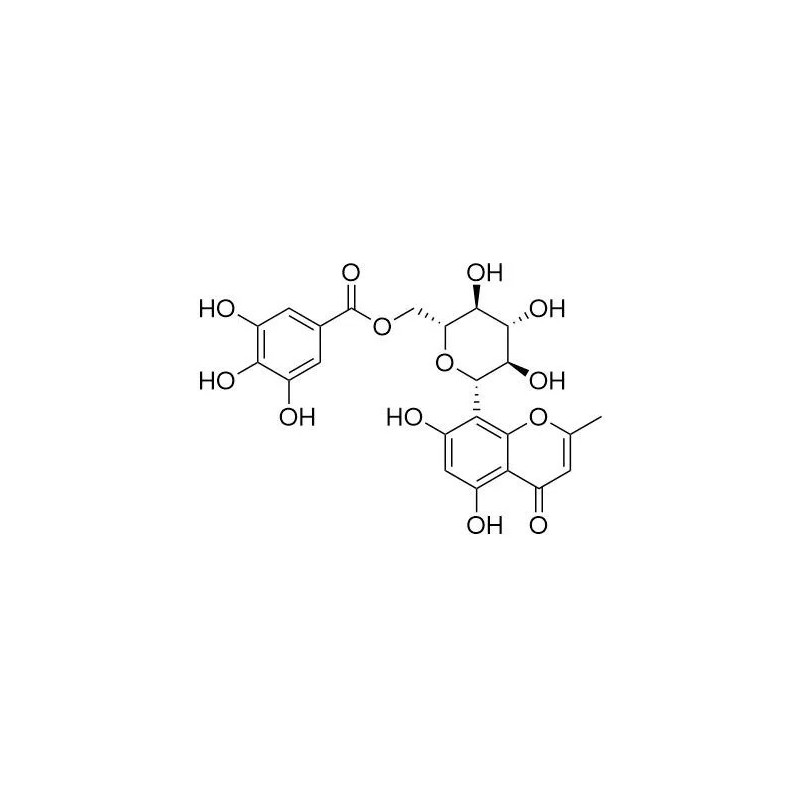 Structure of 152041-17-3 | 8-C-beta-D-(6-O-galloyl)glucosylnoreugenin