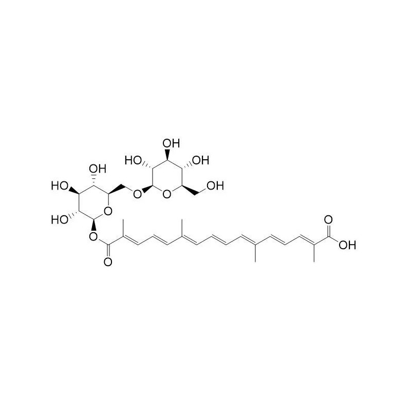 Structure of 55750-85-1 | Crocin 3