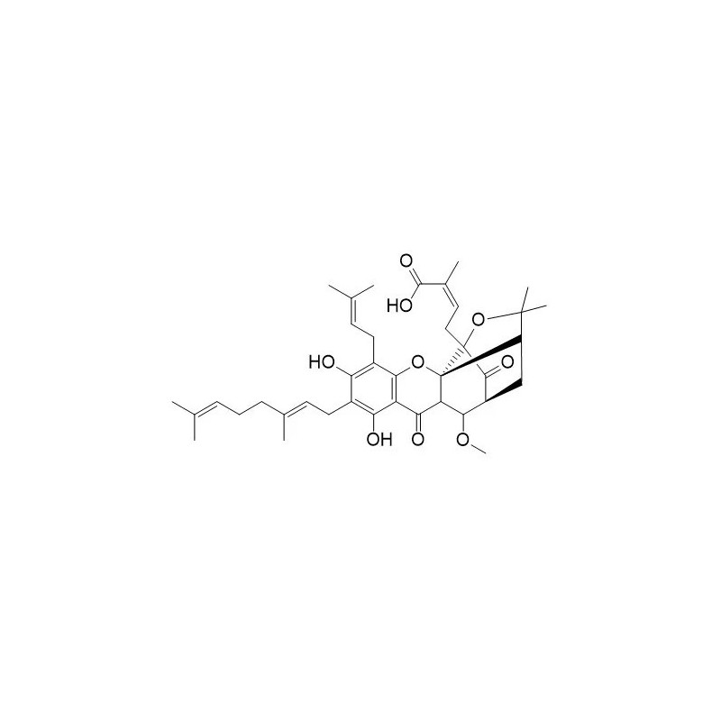 Structure of 2095102-72-8 | 10-Methoxygambogenic acid