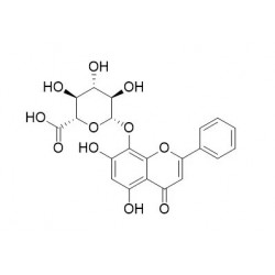 Structure of 118525-47-6 | Norwogonin-8-O-glucuronide