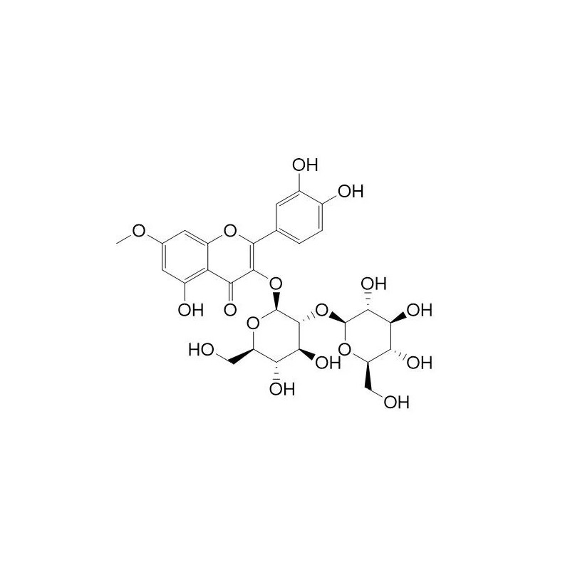 Structure of 259234-17-8 | Rhamnetin 3-sophoroside