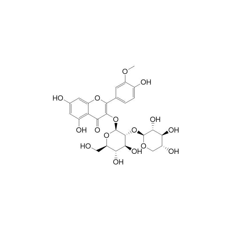 Structure of 142059-76-5 | Isorhamnetin 3-sambubioside