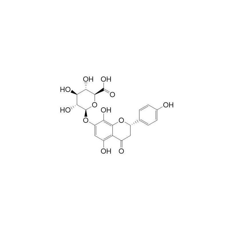 Structure of 119600-61-2 | Isocarthamidin 7-O-glucuronide