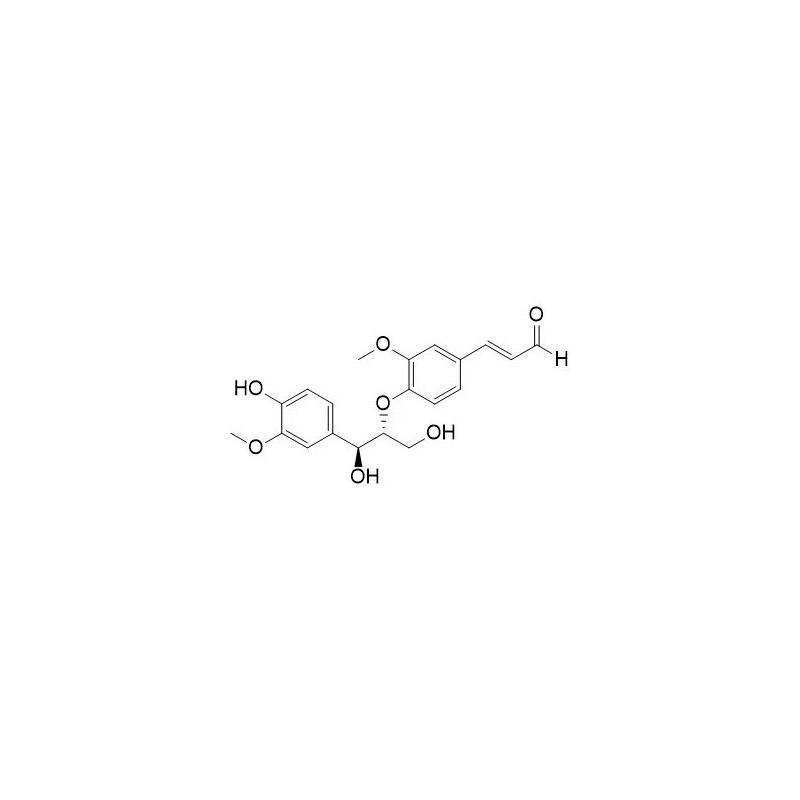 Structure of 74474-55-8 | Erythro-Guaiacylglycerol-beta-coniferyl aldehyde ether