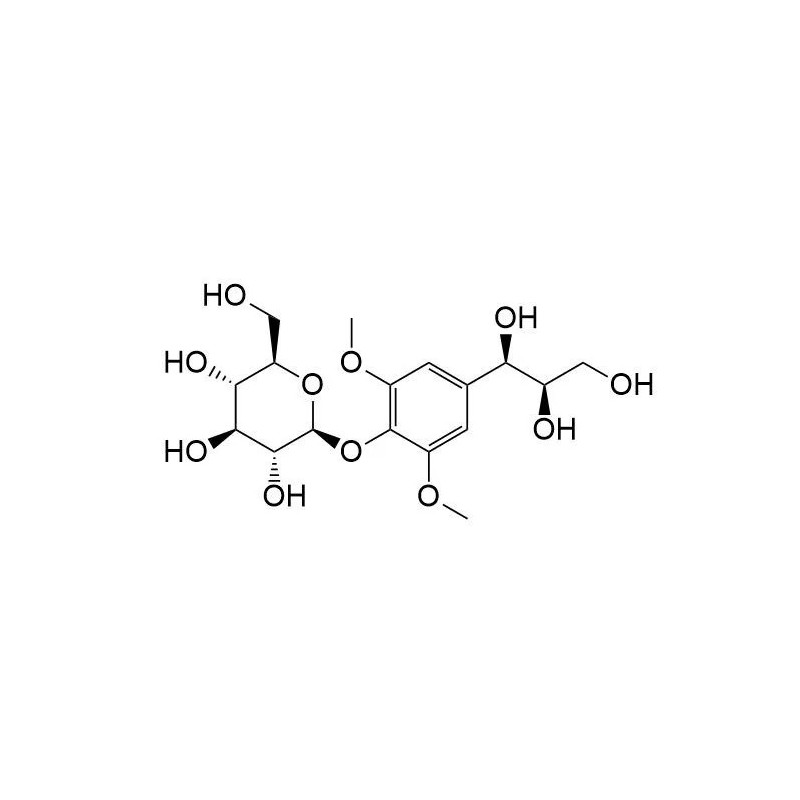 Structure of 942304-08-7 | threo-1-C-Syringylglycerol 4-O-beta-D-glucopyranoside