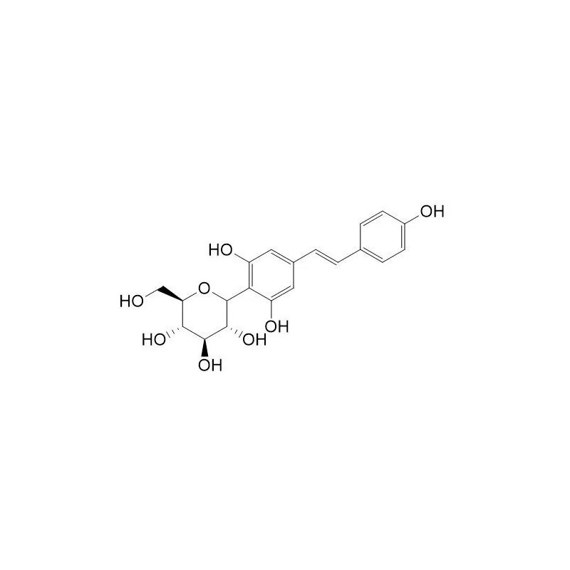 Structure of 163527-00-2 | Resveratrol 12-C-beta-glucopyranoside