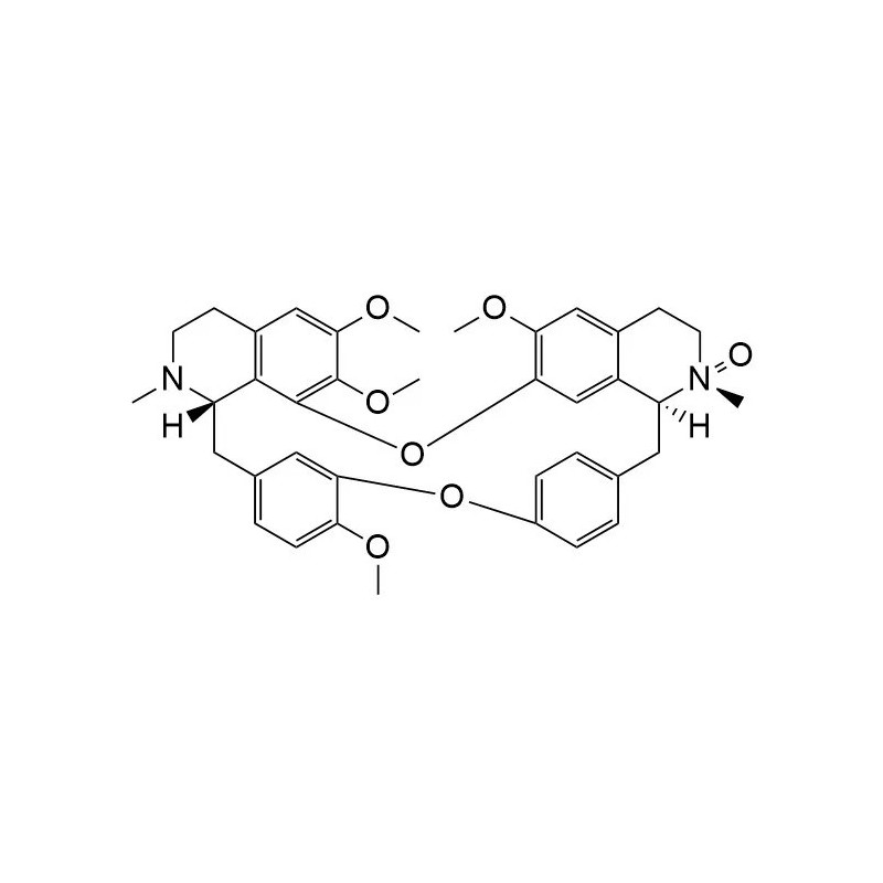 Structure of 90365-80-3 | Tetrandrine 2' alpha-oxide (Tetrandrine-2'-N-alpha-oxide)