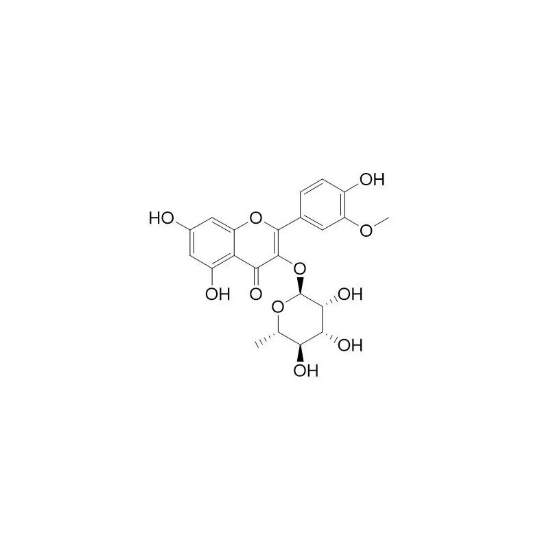 Structure of 67068-82-0 | Isorhamnetin-3-O-rhamnoside