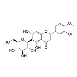 Structure of 15822-82-9 | Diosmetin 6-C-glucoside