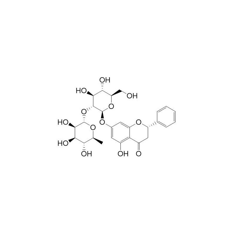 Structure of 13241-31-1 | Pinocembrin 7-O-neohesperidoside
