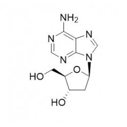 Structure of 16373-93-6 | 2'-Deoxyadenosine
