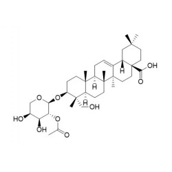 Structure of 87562-05-8 | Hederagenin 3-O-(2-O-acetyl-alpha-L-arabinopyranoside)