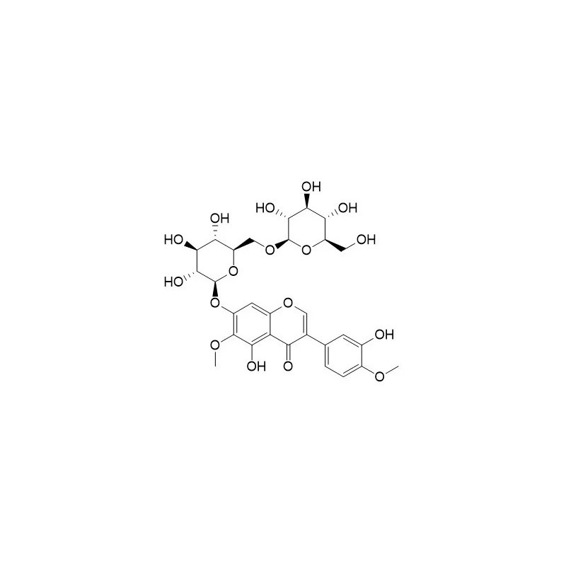 Structure of 86849-71-0 | Iristectorin A-6''-O-glucoside
