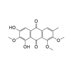 Structure of 1622982-59-5 | 2-Methoxy aurantio-obtusin (6