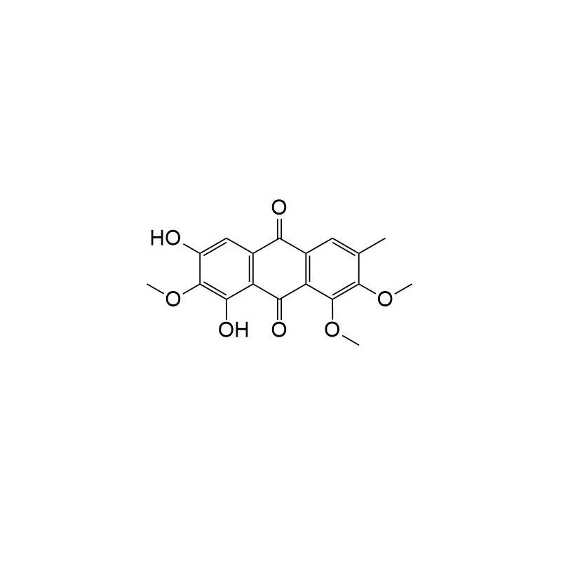 Structure of 1622982-59-5 | 2-Methoxy aurantio-obtusin (6