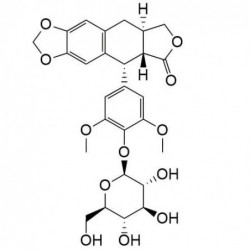 Structure of 78178-42-4 | 4'-Demethyldeoxypodophyllotoxin beta-D-glucopyranoside