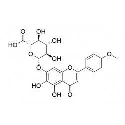 Structure of 64924-06-7 | Clerodendroside (Scutellarein 4'-methyl ether 7-glucuronide)