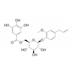 Structure of 152041-15-1 | Eugenol 4-O-beta-D-(6'-O-galloyl) glucopyranoside
