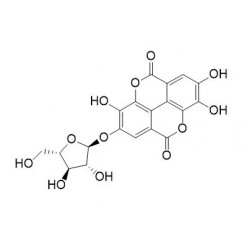 Structure of 358617-39-7 | Ellagic acid 4-O-alpha-L-arabinofuranoside