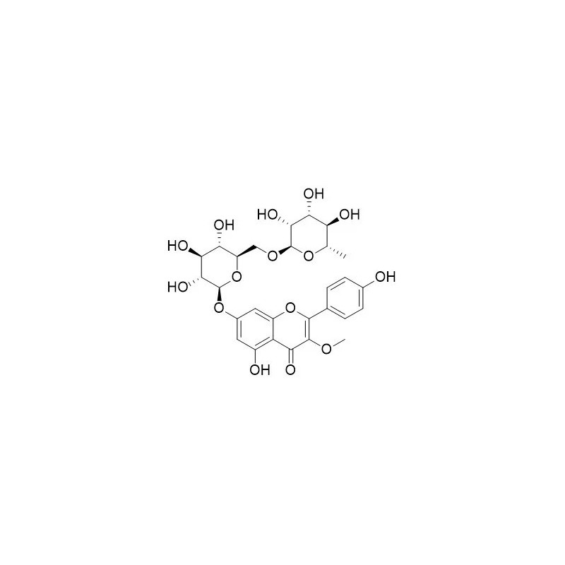Structure of 18467-06-6 | Isokaempferide 7-rutinoside