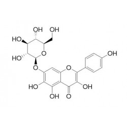 Structure of 70056-55-2 | 6-Hydroxykaempferol 7-glucoside